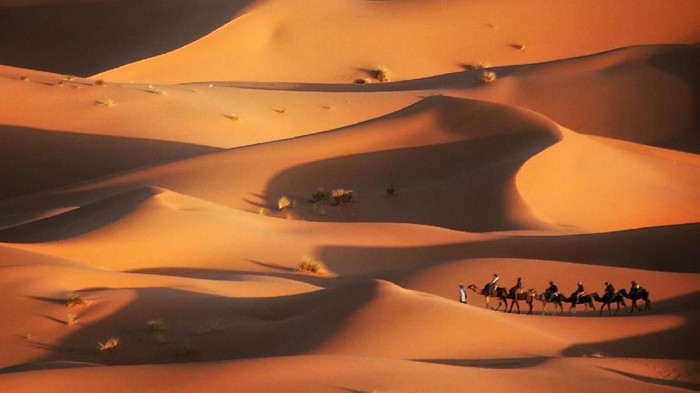 gurun sahara merzouga Maroko gurun