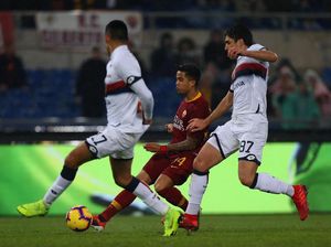 Hasil Liga Italia: Roma Kalahkan Genoa 3-2
