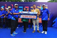 Seru! 65 Ribu Peserta Ramaikan Fun Walk di Jakarta
