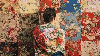 Paredes seringkali menggunakan tema bunga untuk membuat karya seni yang ciamik itu. Istimewa/Boredpanda.