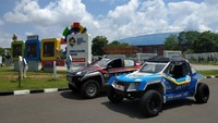 Sebelumnya, Universitas Budi Luhur juga pernah membuat mobil listrik bergaya offroad. Mobil listrik itu bernama Blits yang dikembangkan bersama ITS. Bahkan, mobil listrik Blits sempat diuji perjalanan sejauh sejauh ribuan kilometer keliling Indonesia. Foto: dok. Blits