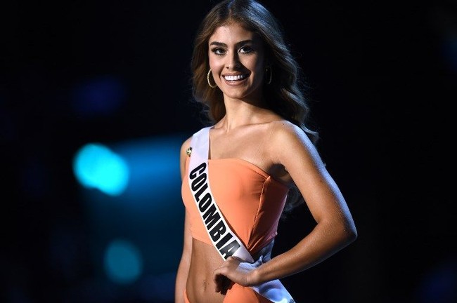 Sosok Valeria Morales sempat difavoritkan menjadi finalis yang bisa menjadi juara Miss Universe 2018. Nyatanya pada grand final, dia sama sekali tidak masuk ke babak top 20. Foto: Lillian SUWANRUMPHA / AFP