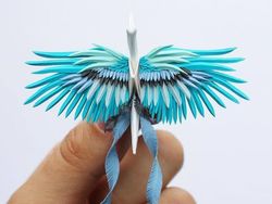 Kreatif! Seniman Sulap Kertas Jadi Burung Bangau Cantik