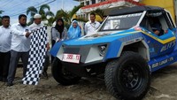 Mobil listrik Blits ini memulai perjalanan dari Surabaya, Jakarta, Bengkulu, Palembang, Padang, dan Medan. Foto: dok. Blits