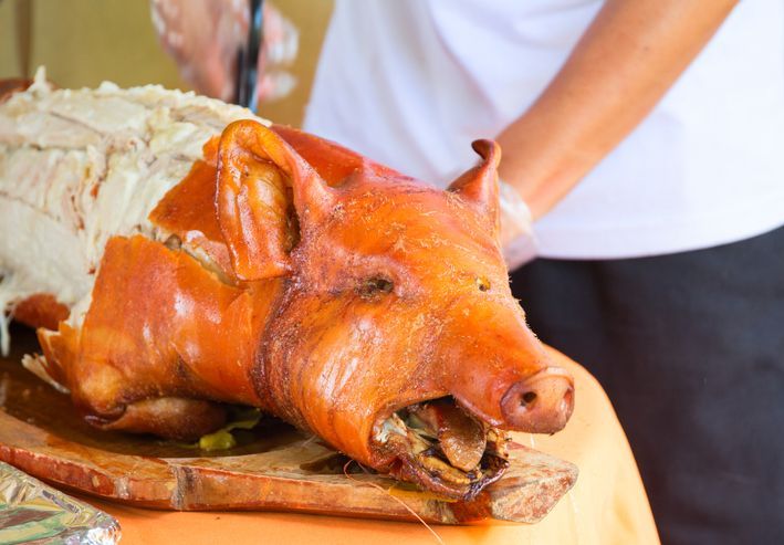 daging babi panggang
