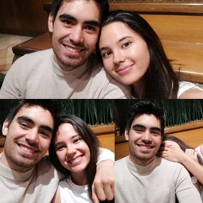 Momen kemesraan lainnya dari Catriona dan Clint. Jombloers, jangan iri ya? (Foto: Instagram)