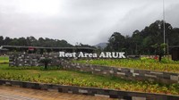 Zona rest area di kawasan PLBN Aruk tahap II. Pool/PT Wijaya Karya (Persero) Tbk.
