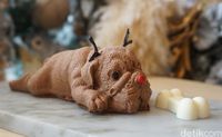 Ekspresi Anjing Ini Bikin Ngakak Ketika Pemiliknya Makan Cake Bentuk Anjing