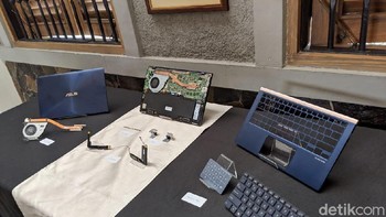 Ketika Zenbook UX series dipereteli. Foto: detikINET/Adi Fida Rahman