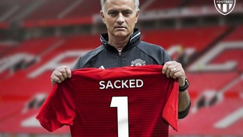 Resmi! Akhirnya Jose Mourinho dipecat oleh Manchester United. Foto: Istimewa