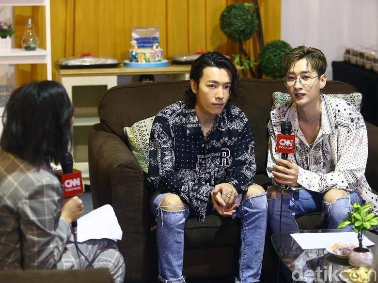 Foto: Super Junior D&E (Grandyos Zafna/detikFoto) Foto: Super Junior D&E (Grandyos Zafna/detikFoto)