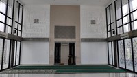 Fasilitas rumah ibadah yaitu Masjid di kawasan PLBN Aruk. Pool/PT Wijaya Karya (Persero) Tbk.