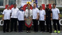 Menteri Keuangan Sri Mulyani Indrawati melakukan kunjungan dinas ke Pos Lintas Batas Negara (PLBN) Skouw Wutung, Jayapura, Selasa (18/12). Pool/Kementerian Keuangan.