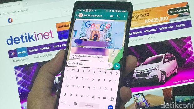 Lebaran 2019, Pelanggan XL Doyan WhatsApp-an