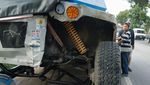 Saat Mobil Listrik Mahasiswa Tabrakan