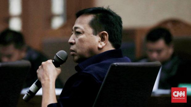 Terpidana kasus korupsi e-KTP Setya Novanto.