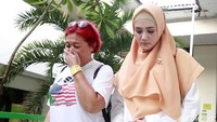 Selain itu adapula Mulan Jameela yang setia menemani suaminya. Pool/Ismail/detikFoto.
