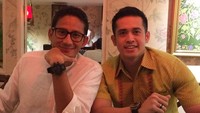 Makan siang bersama Sandiaga Uno, Aufar sejak dulu merupakan teman baik dari Sandiga. Menu hidangan khas Indonesia jadi pilihannya. Foto: Instagram @aufar.hutapea
