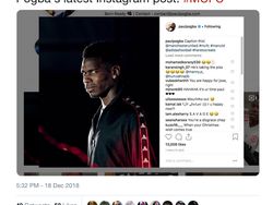Meme Paul Pogba Kegirangan Jose Mourinho Dipecat