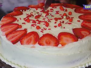 Yuk, Contek Resep Strawberry Vanilla Cake ala Nagita Slavina!