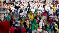 Massa yang hadir berasal dari sejumlah daerah di DKI Jakarta.