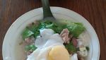Bubur Daging yang Gurih Lembut Untuk Penghangat Perut di Pagi Hari