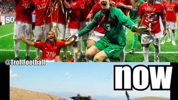 Dulu di masa Ferguson MU berjaya dan sangat disegani. Sekarang begitu lemah. Foto: istimewa