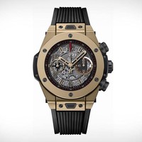 Hadir dalam material ceramic berwarna emas kecoklatan, jam tangan ini mempertegas kesan maskulin pada pemakainya. Hublot Big Bang Unico dijual seharga 15 ribu poundsterling atau Rp 270 jutaan. (Foto: Dok. ist)