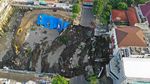 Ngeri! Potret dari Langit Jalan Gubeng yang Ambles