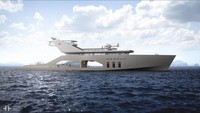 Kapal mewah ini juga dilengkapi panel surya selebar 300 meter persegi yang dipasang di bagian atas. Istimewa/Dok. Mansionglobal.