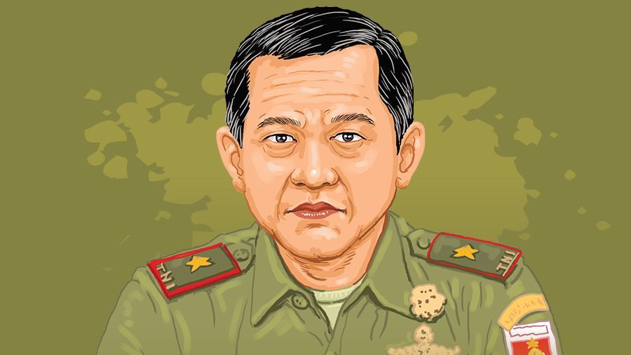 infografis jejak karier Maruli Simanjuntak