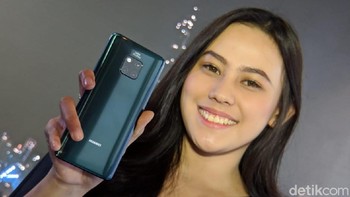 Tampilan belakang Mate 20 Pro. Foto: Adi Fida Rahman/detikINET