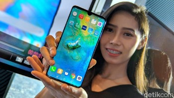 Tampilan depan Mate 20. Foto: Adi Fida Rahman/detikINET