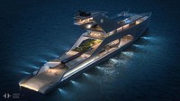 Kapal ini masih dalam tahap perencanaan dan akan dibangun setelah ada pembeli yang berminat. Istimewa/Dok. Mansionglobal.