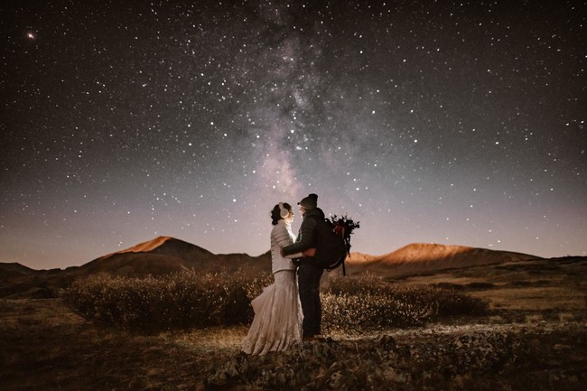 Foto indah di pegunungan Aspen, Amerika Serikat, diambil oleh Maddie Mae of Adventure. Foto: Dok. Junebug Weddings/Maddie Mae of Adventure