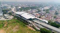 LRT fase I ini membentang sepanjang 5,8 km. Istimewa/PT LRT Jakarta.