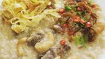 Bubur Daging yang Gurih Lembut Untuk Penghangat Perut di Pagi Hari