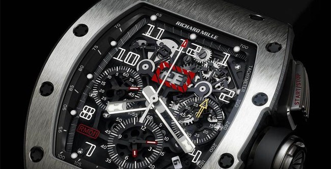 Jam tangan tersebut adalah Richard Mille RM011 Felipe Massa Flyback Chronograph in 18CT dengan warna white gold. Jam ini dijual seharga 60 ribu poundsterling atau sekitar Rp 1 miliar! (Foto: Dok. ist)