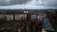Suasana sunyi dan muram mengepung kota Chernobyl. Istimewa/Boredpanda.