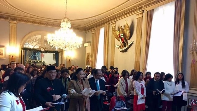 Warga Indonesia Antusias Peringati Natal di Roma Warga Indonesia Antusias Peringati Natal di Roma