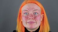YouTuber Coba Buat Bintik-bintik Wajah Pakai Henna, Malah Jadi Mirip Chucky