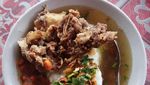 Bubur Daging yang Gurih Lembut Untuk Penghangat Perut di Pagi Hari