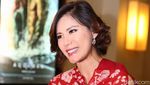 Penampilan Olga Lidya dengan Floral Dress
