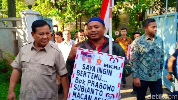Bertemu Prabowo, Pendukung Asal Tegal Sampaikan Curhat Petani Soal Impor