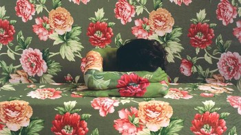 Kemudian dia melukis tubuhnya dan menyembunyikan diri dalam foto yang telah dibuatnya. Kemudian Foto: Cecilia Paredes