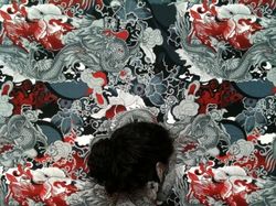 Foto Aksi Manusia Bunglon yang Bikin Mata Melotot