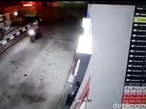 Melihat SPBU TKP Klithih yang Terekam CCTV di Bantul