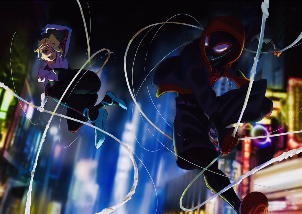 Ilustrasi 'Spider-Man: Into the Spider-Verse'