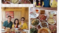 Makan bersama dengan anak tercinta. Mayangsari dan Bambang Trihatmodjo sedang menyantap makanan Indonesia yang nikmat. Foto: Instagram@mayangsaritrihatmodjoreal