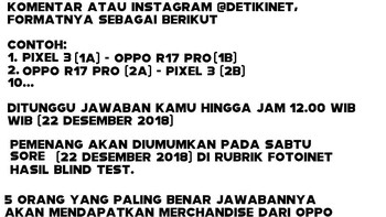 Nah begini cara ikutan giveaway merchandise menarik dari Oppo dan detikINET. Foto: Yuk ikutan! Adi Fida Rahman